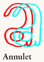 The letter A in red and blue followed by the name Annulet